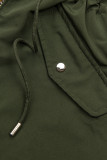 Wendejacke mit Kapuze khaki/gelb