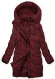 Winterjacke mit Kapuze EVEREST Weinrot