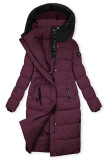 Pflaumenlila Damen-Winterjacke mit Kapuze STORM