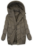 Steppjacke für den Winter Taupe