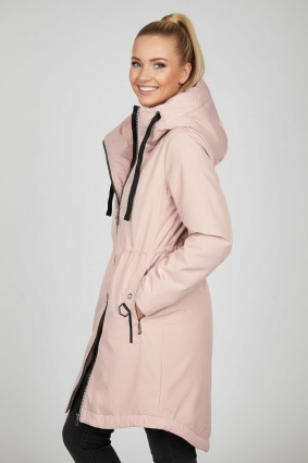 Übergangs-Kapuzenjacke Rosa