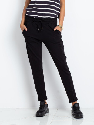 Stylische schwarze Sporthose