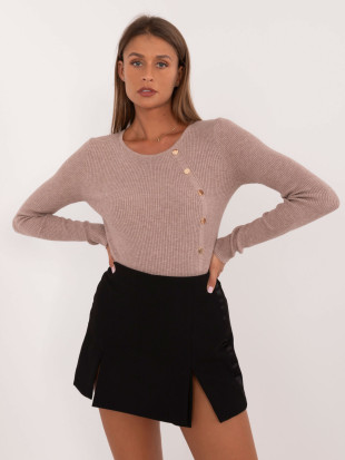 Eleganter beiger Pullover