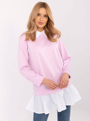 Stilvolle Bluse in hellem Violett