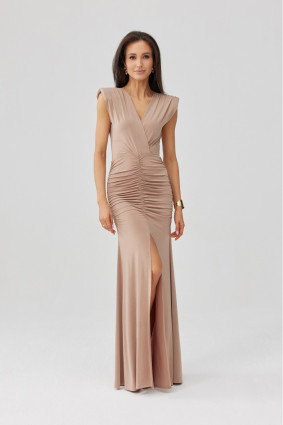 Maxikleid in Cappuccino Noelia