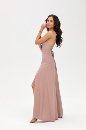 Maxi-Kleid Amara in Cappuccino