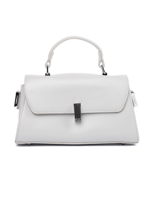 Graue kleine Handtasche mit Henkel