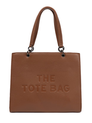 Tote Tasche in warmem Braun