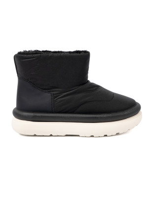 Wasserdichte schwarze Schneestiefel mit Futter