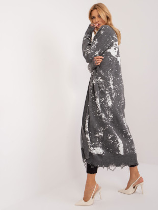 Stylischer Kardigan in Dunkelgrau