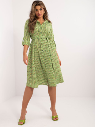 Stilvolles Midi-Kleid mit 3/4-Ärmeln
