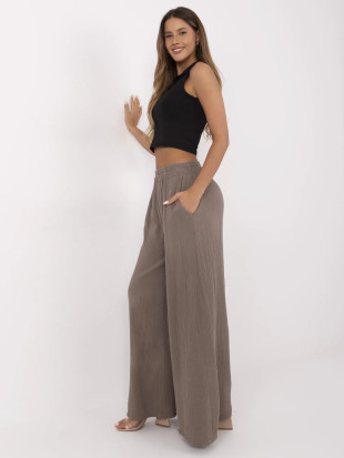 Braune Palazzo-Hosen