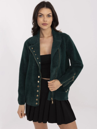 Grüne Übergangsjacke