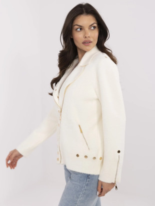 Elegante Übergangsjacke in Ecru