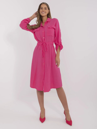 Stilvolles Midi-Kleid mit langen Ärmeln