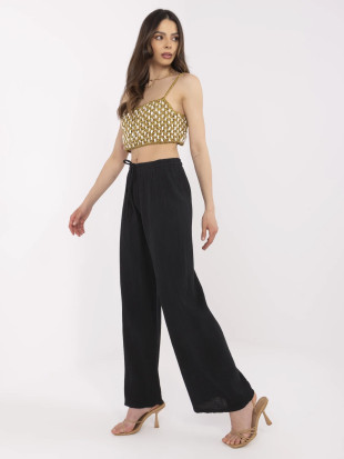 Stylische schwarze Hose