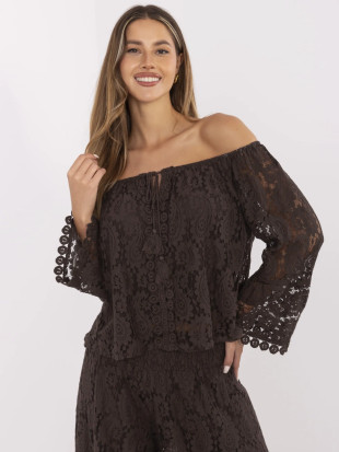 Elegante Bluse im Boho-Stil