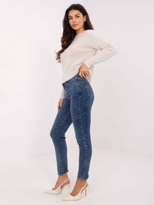 Damen-Skinny-Jeans in Dunkelblau