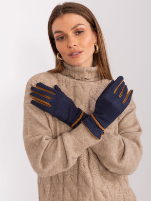 Elegante blaue Damenhandschuhe
