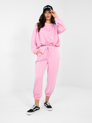 Damen-Set in Rosa mit Bindung und hohem Bund