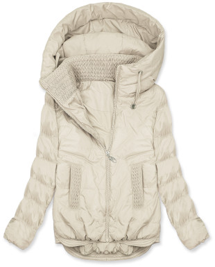 Gesteppte Damen-Frühlingsjacke Ecru