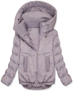 Gesteppte Damen-Frühlingsjacke Lila