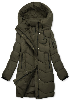 Winterjacke mit Kapuze EVEREST Khaki