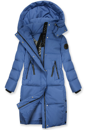Blaue Damen-Winterjacke im Langschnitt BLIZZARD